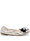 Casadei Queen Bee Ballet Leather Ballets