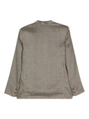 Alysi Striped Single Breasted Jacket