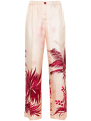 F.R.S . Printed Silk Trousers