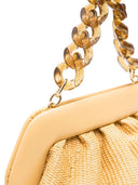 Themoire' Bios Straw Clutch Bag
