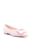 Roger Vivier Gommettine Leather Ballet Flats