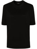 Moncler logo bomull t -skjorte