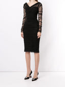 Dolce & Gabbana Cotton Blend Midi Dress