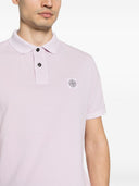 Stone Island Logo Cotton Polo Shirt