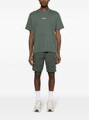Stone Island Logo Cotton Regular Shorts