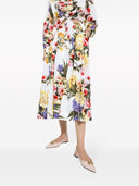 Dolce & Gabbana Printed Cotton Midi Skirt