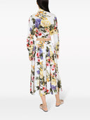 Dolce & Gabbana Printed Cotton Midi Skirt