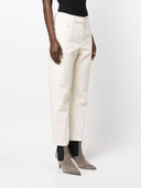 Brunello Cucinelli Cropped Denim Trousers