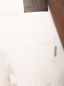 Brunello Cucinelli Cropped Denim Trousers