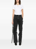 Off White Logo katoenen t -shirt