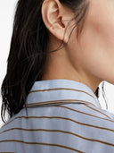 Brunello Cucinelli Cotton And Silk Blend Shirt