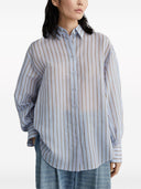 Brunello Cucinelli Cotton And Silk Blend Shirt