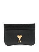 Ami Paris Paris Leather Card Case
