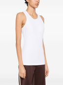 Adidas By Stella Mc Cartney Logo Ribbed Tank Top