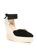 Manebi Hamptons in pelle scamosciata a forma di cuore espadrilles