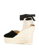Manebi Hamptons in pelle scamosciata a forma di cuore espadrilles