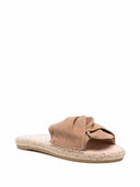 Manebi Hamptons Knot Detail Suede Sandals