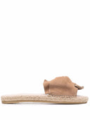 Manebi Hamptons Knot Detail Suede Sandals