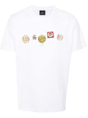 Paul Smith Badges Print Cotton T Shirt