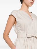 Vestito corto poplin con cintura di Woolrich