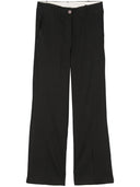 Alysi Flared Linen Cropped Trousers