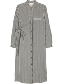 Alysi Striped Shirt Dress