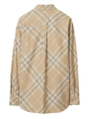 Burberry Check Motif Cotton Shirt