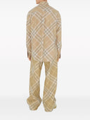 Burberry Check Motif Cotton Shirt