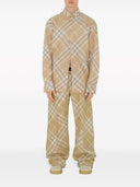 Burberry Check Motif Cotton Shirt