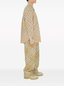 Burberry Check Motif Cotton Shirt
