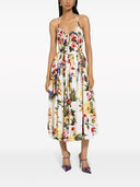 Dolce & Gabbana Printed Cotton Midi Dress