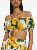 Dolce & Gabbana Printed Cotton Top