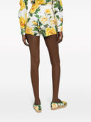 Dolce & Gabbana P Rinted Cotton Shorts