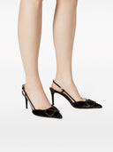 Valentino Garavani V Logo Slingback Pumps
