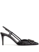 Valentino Garavani V Logo Slingback Pumps