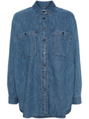Marant Etoile Verane denim katoenen shirt