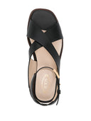 Tod's læder flade sandas
