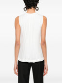 Lanvin Pleated Sleeveless Top
