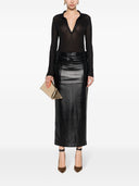 Polo Lurex a costine di Tom Ford