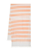 Paul Smith Pom Pom Cotton And Silk Blend Scarf