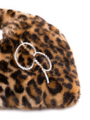 Blumarine Faux Fur Heart Handbag