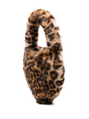 Blumarine Faux Fur Heart Handbag