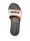 Isabel Marant Vikee Logo flache Sandalen