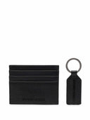Emporio Armani Leather Card Case And Key Holder Set
