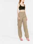 Tom Ford Logo Stretch Velvet Bralette