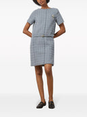 Gucci Cruise Wool Wool Tweed Mini Dress