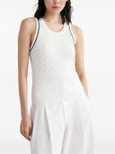 Brunello Cucinelli Cotton Cable Stitch Sweater