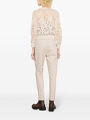 Brunello Cucinelli Openwork Mesh Cotton Sweater