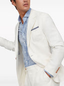 Brunello Cucinelli Deconstructed Cotton And Linen Blazer