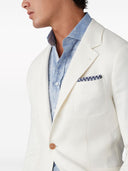 Brunello Cucinelli Deconstructed Cotton And Linen Blazer